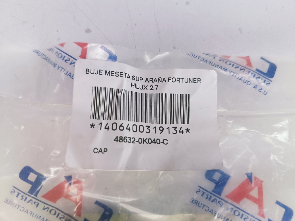 BUJE MESETA SUP ARAÑA FORTUNER HILUX 2.7 - Vista 6