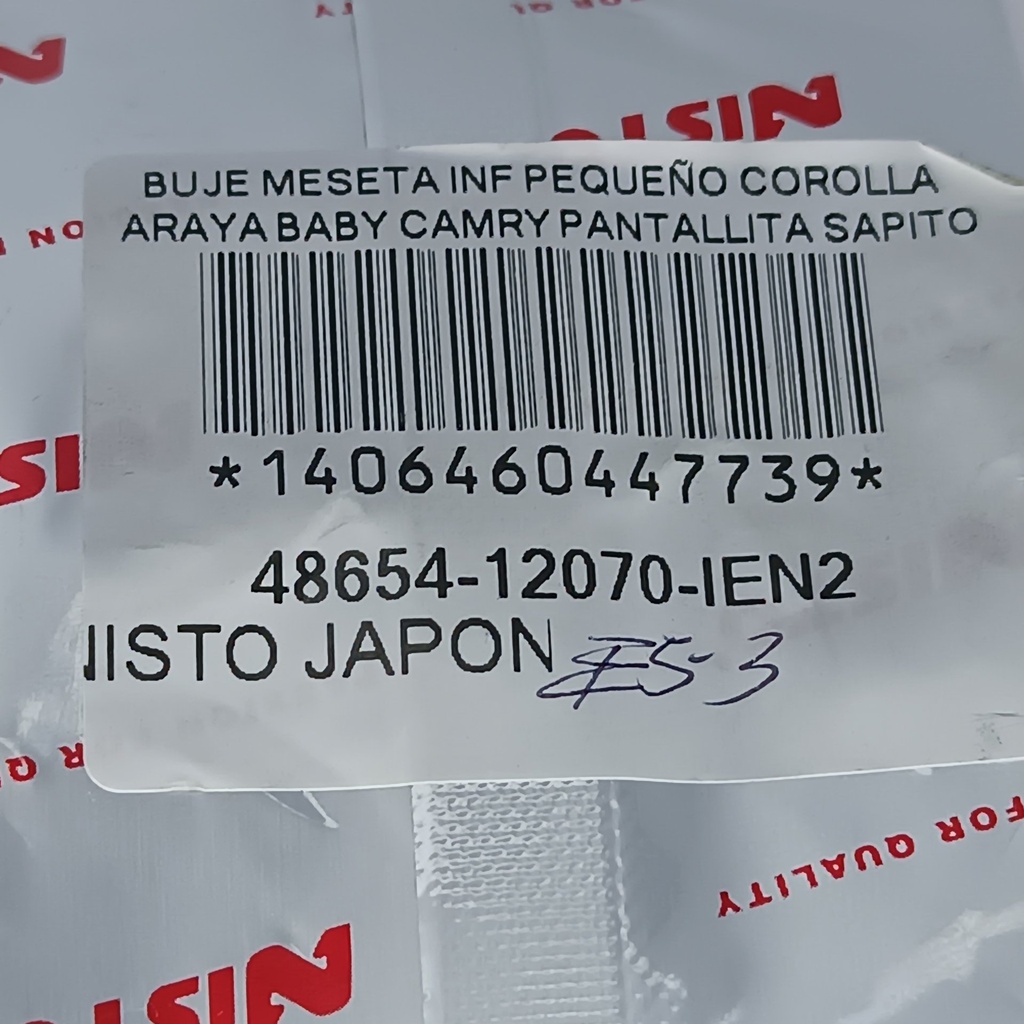 BUJE MESETA INF PEQUEÑO COROLLA ARAYA BABY CAMRY PANTALLITA SAPITO - Vista 5