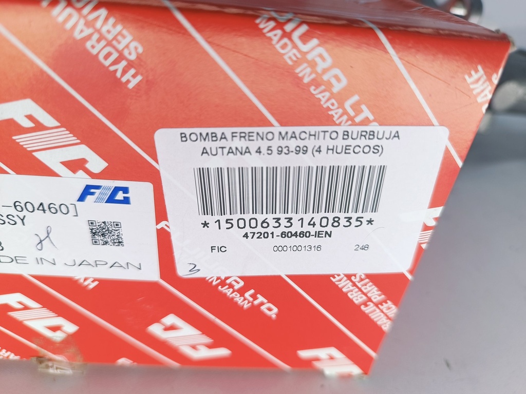 BOMBA FRENO MACHITO BURBUJA AUTANA 4.5 93-99 (4 HUECOS) - Vista 6