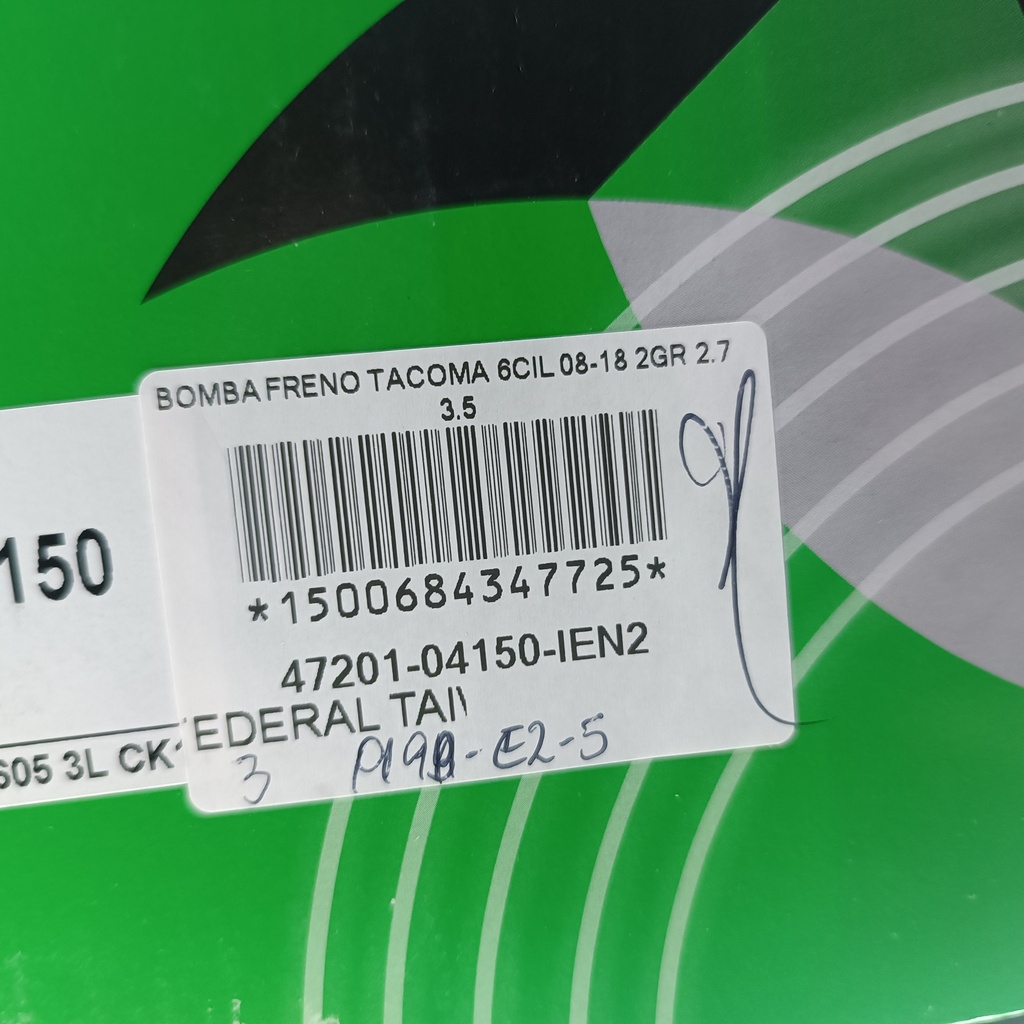 BOMBA FRENO TACOMA 6CIL 08-18 2GR 2.7 3.5 - Vista 10