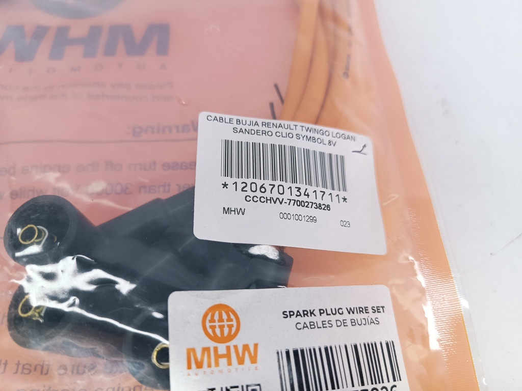 CABLE BUJIA RENAULT TWINGO LOGAN SANDERO CLIO SYMBOL 8V - Vista 4