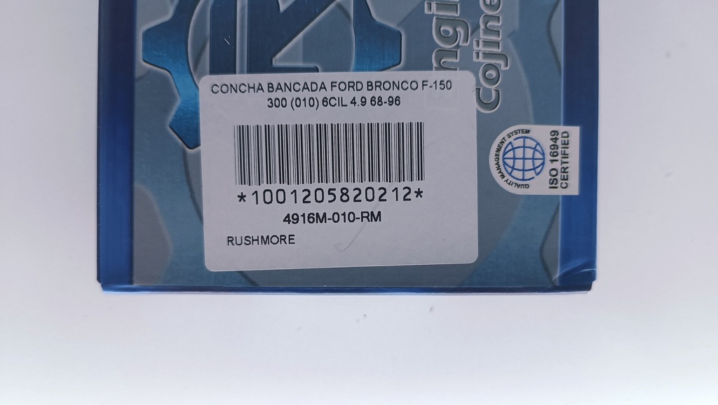 CONCHA BANCADA FORD BRONCO F-150 300 (010) 6CIL 4.9 68-96 - Vista 5