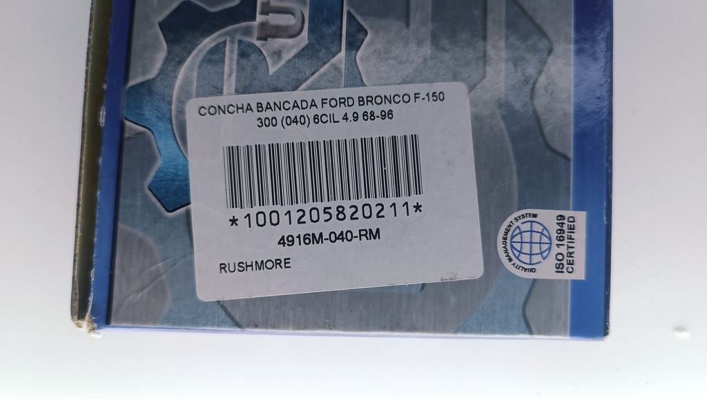 CONCHA BANCADA FORD BRONCO F-150 300 (040) 6CIL 4.9 68-96 - Vista 5