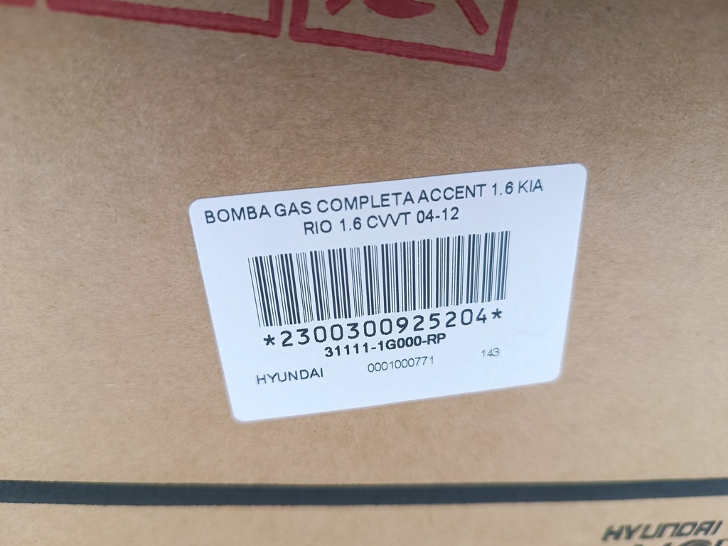 BOMBA GAS COMPLETA ACCENT 1.6 KIA RIO 1.6 CVVT 04-12 - Vista 5
