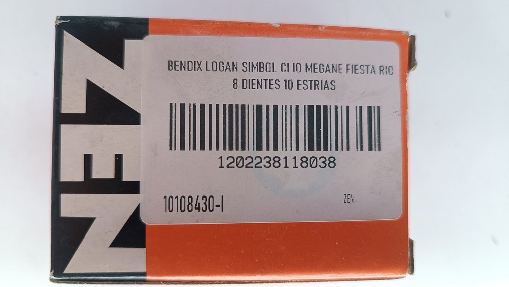 BENDIX LOGAN SIMBOL CLIO MEGANE FIESTA RIO 8 DIENTES 10 ESTRIAS - Vista 4