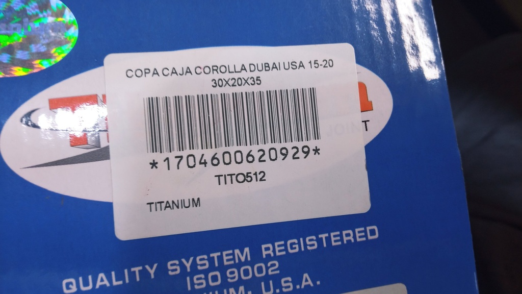 COPA CAJA COROLLA DUBAI USA 15-20 30X20X35 - Vista 3