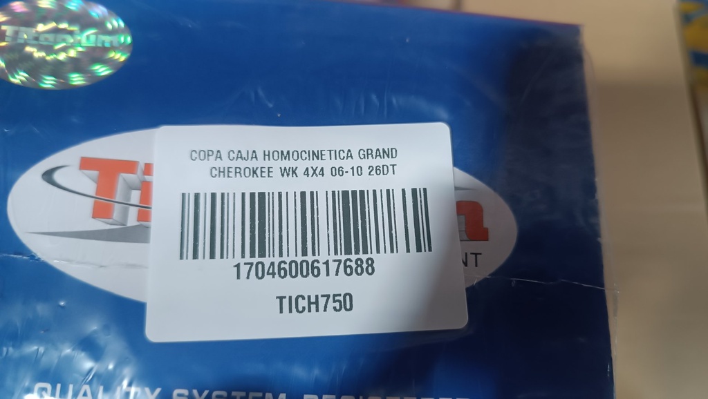 COPA CAJA HOMOCINETICA GRAND CHEROKEE WK 4X4 06-10 26DT - Vista 5