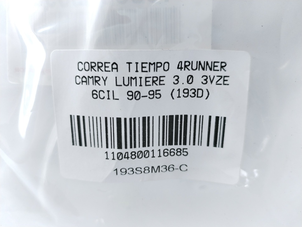 CORREA TIEMPO 4RUNNER CAMRY LUMIERE 3.0 3VZE 6CIL 90-95 (193D) - Vista 7