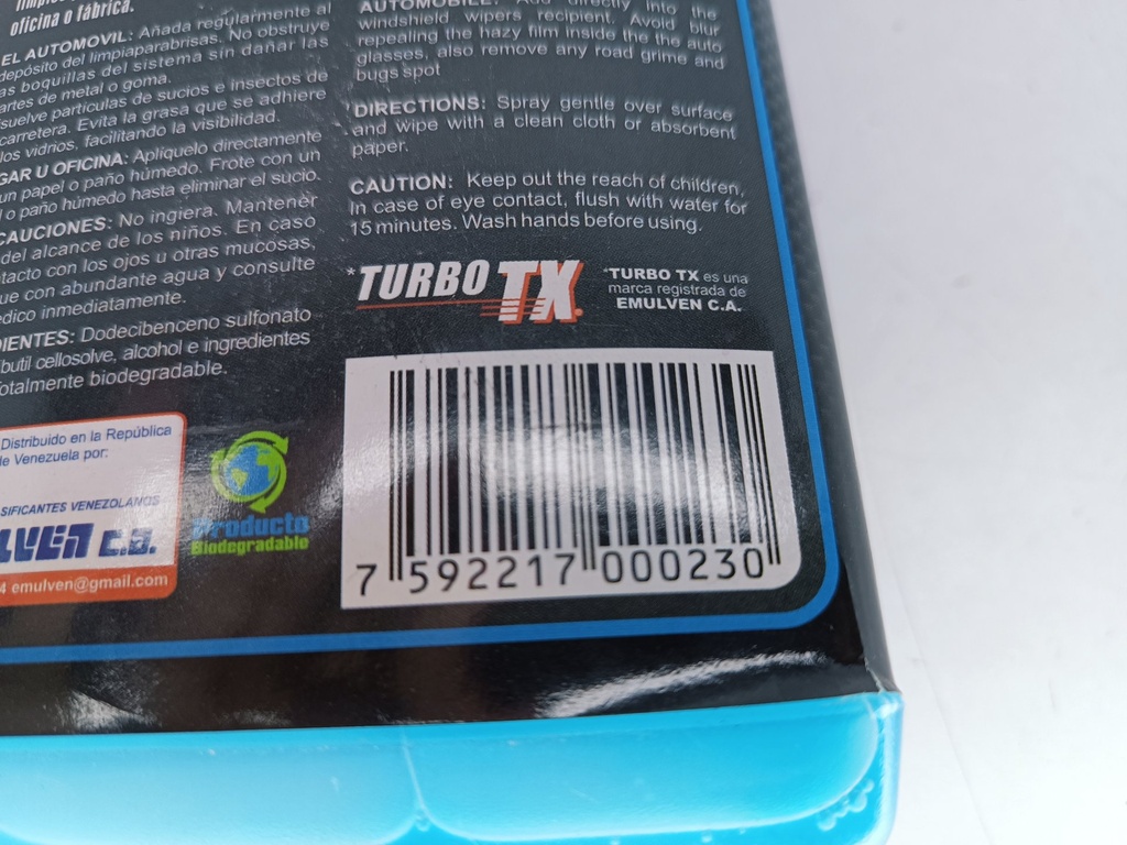 LIMPIA VIDRIOS TURBO TX - Vista 2