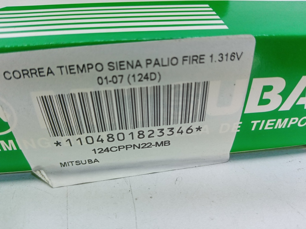 CORREA TIEMPO SIENA PALIO FIRE 1.316V 01-07 (124D) - Vista 4