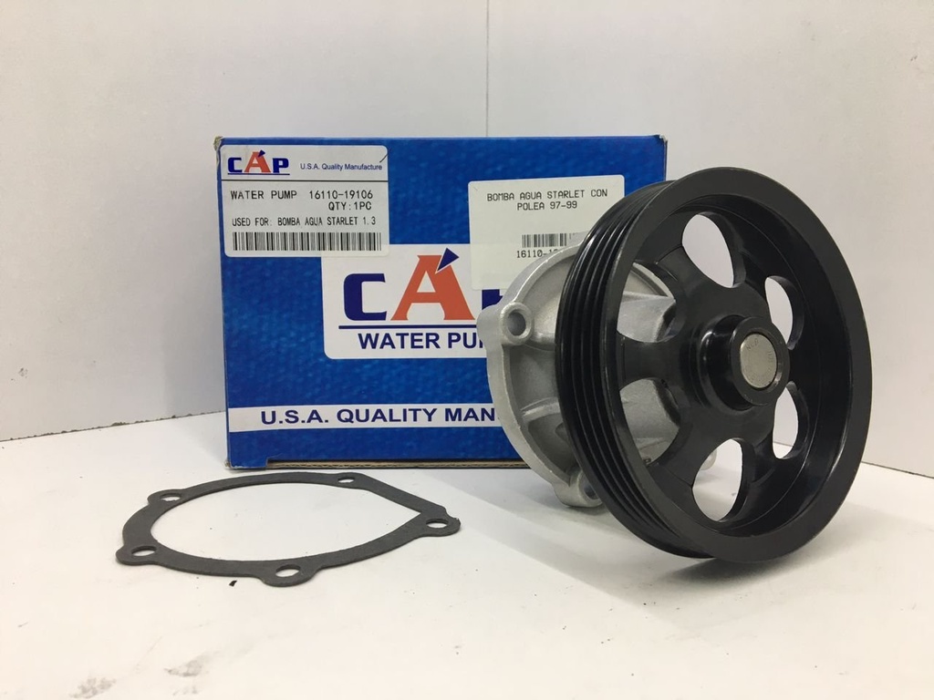 BOMBA AGUA STARLET CON POLEA 97-99 - Vista 6