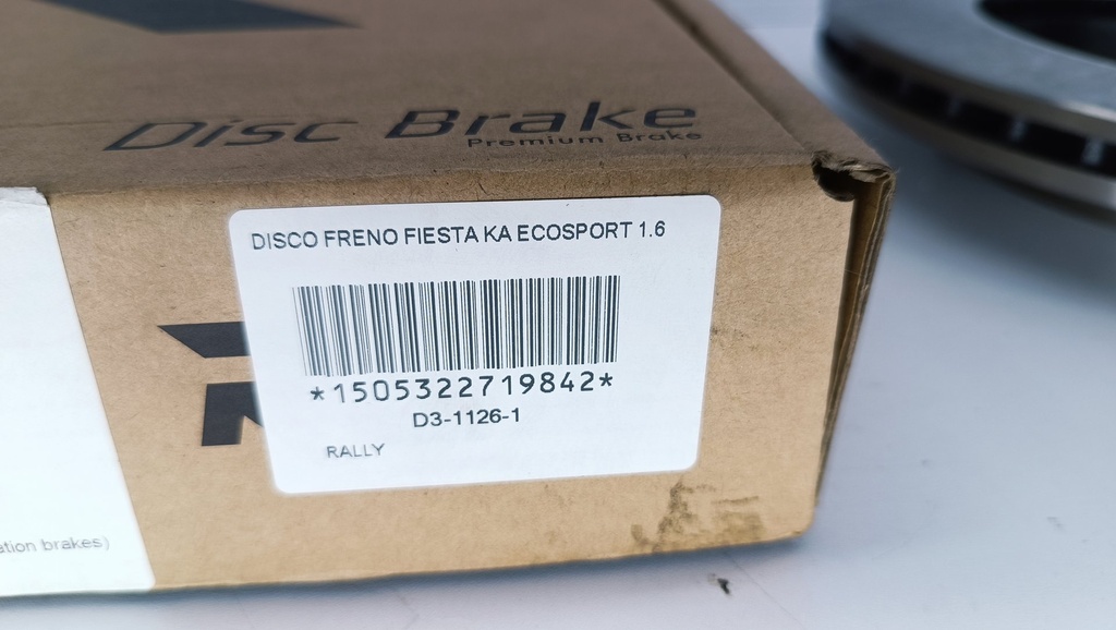 DISCO FRENO FIESTA KA ECOSPORT 1.6 - Vista 4