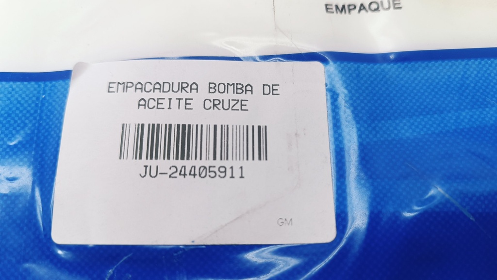 EMPACADURA BOMBA DE ACEITE CRUZE - Vista 4