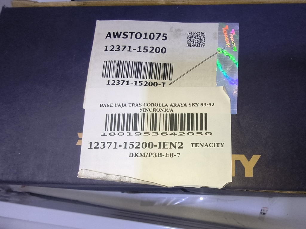 BASE CAJA TRAS COROLLA ARAYA SKY 89-92 SINCRONICA - Vista 5