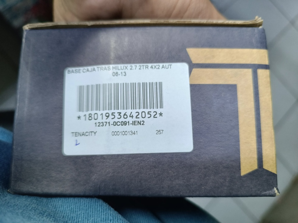 BASE CAJA TRAS HILUX 2.7 2TR 4X2 AUT 06-13 - Vista 4