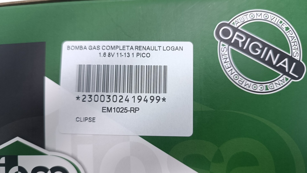 BOMBA GAS COMPLETA RENAULT LOGAN 1.6 8V 11-13 1 PICO - Vista 5