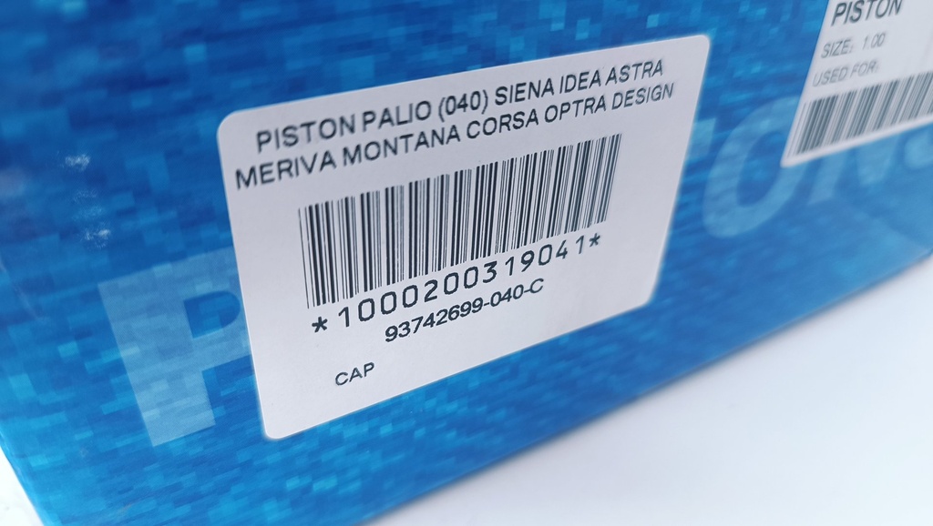 PISTON (STD) ASTRA OPTRA DESIGN ADVANCE 1.8 (1.2X1.2X2MM 80.5MM) - Vista 5