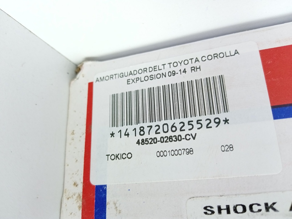 AMORTIGUADOR DELT TOYOTA COROLLA EXPLOSION 09-14 RH - Vista 3