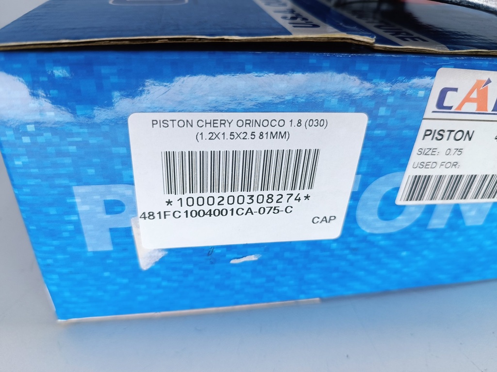 PISTON CHERY ORINOCO 1.8 (030) (1.2X1.5X2.5 81MM) - Vista 3