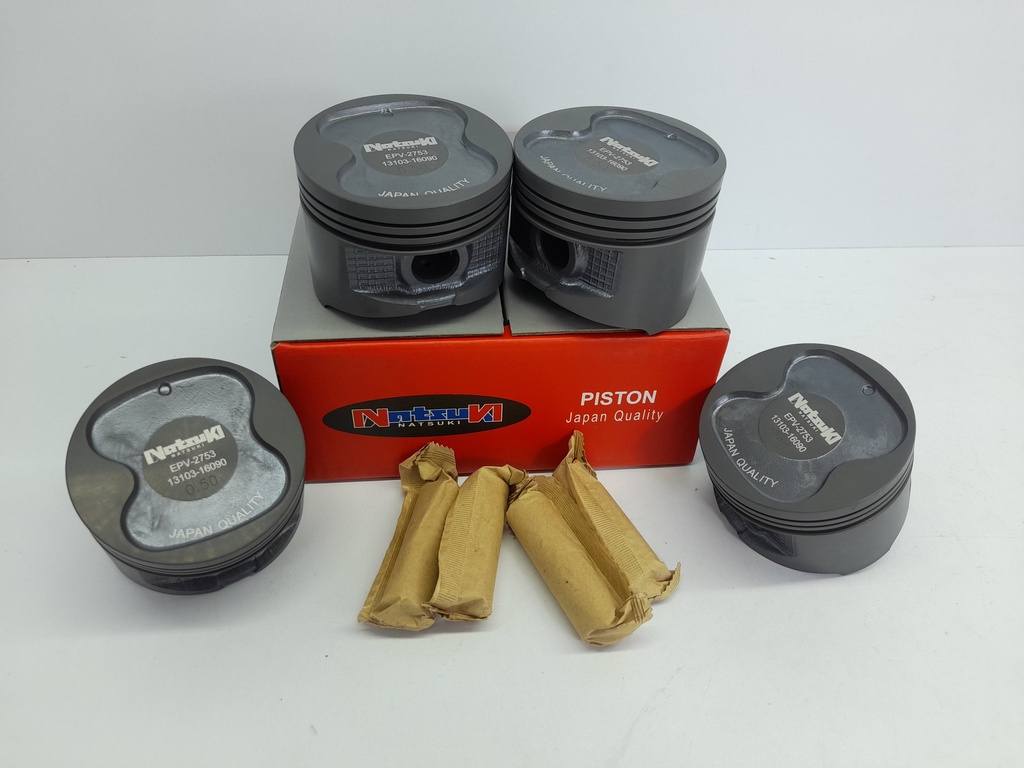 PISTON COROLLA ARAYA SKY BABY CAMRY 1.6 (020) (CARBURADO) 4AFE (1.5X1.5X3 81MM) - Vista 6