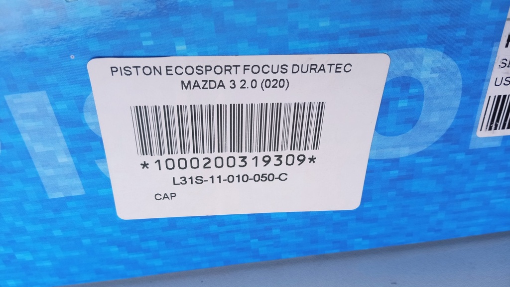 PISTON ECOSPORT FOCUS DURATEC MAZDA 3 2.0 (STD) (1.2X1.2X2.5 87.5MM) - Vista 8