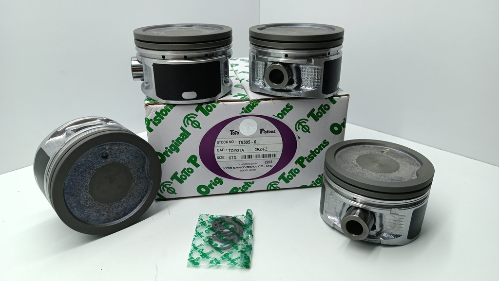 PISTON HILUX MERU 2.7 3RZ (020) (1.5X1.5X4 95MM) - Vista 4