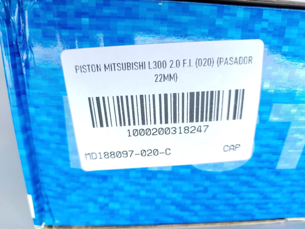 PISTON MITSUBISHI L300 2.0 MX MF 2.0 (020) (PASADOR 22MM) F.I. - Vista 5