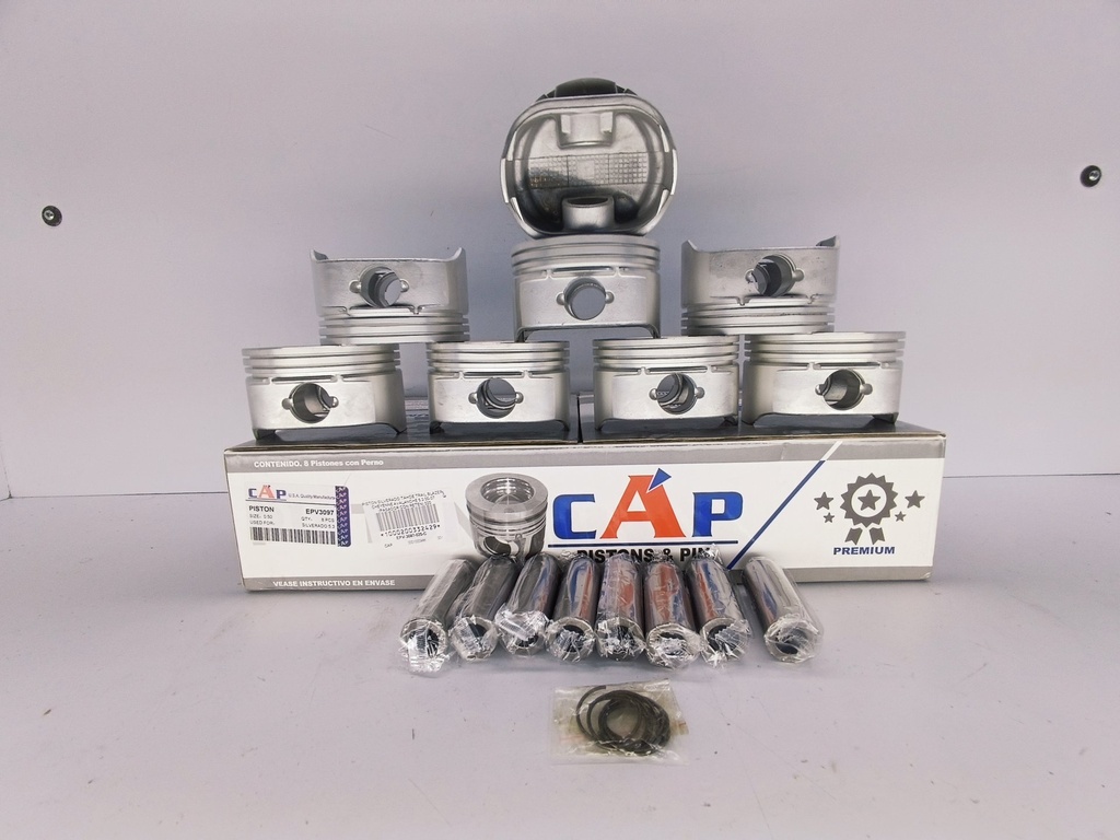 PISTON SILVERADO TAHOE TRAIL BLAZER CHEYENNE AVALANCHE 5.3 07-UP (PASADOR CON RETEN) 020 (1.5X1.5X3 96MM) - Vista 2