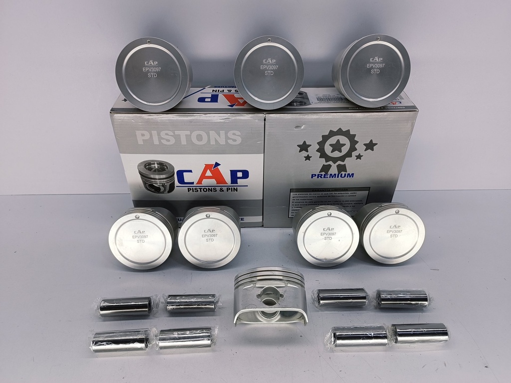PISTON SILVERADO TAHOE TRAIL BLAZER CHEYENNE AVALANCHE 5.3 07-UP (PASADOR CON RETEN) 020 (1.5X1.5X3 96MM) - Vista 5