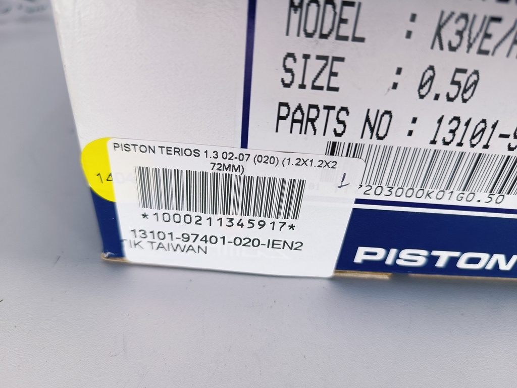 PISTON TERIOS 1.3 02-07 (020) (1.2X1.2X2 72MM) - Vista 7