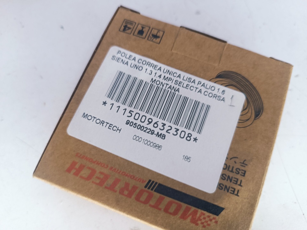POLEA CORREA UNICA LISA PALIO 1.6 SIENA UNO 1.3 1.4 MPI SELECTA CORSA MONTANA - Vista 4