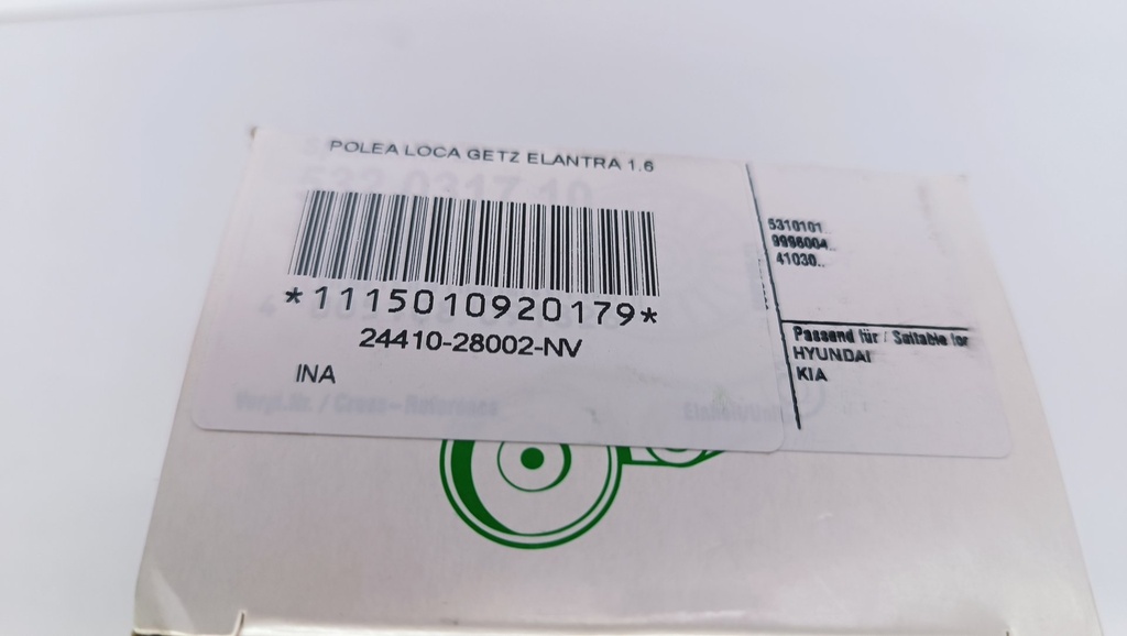 POLEA LOCA GETZ ELANTRA 1.6 - Vista 5