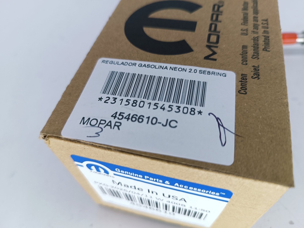 REGULADOR GASOLINA NEON 2.0 SEBRING - Vista 3