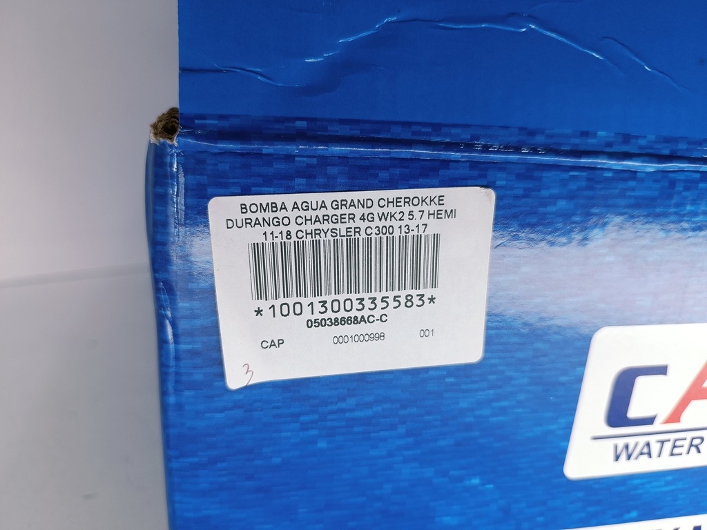 BOMBA AGUA GRAND CHEROKKE DURANGO CHARGER 4G WK2 5.7 HEMI 11-18 CHRYSLER C300 13-17 - Vista 8