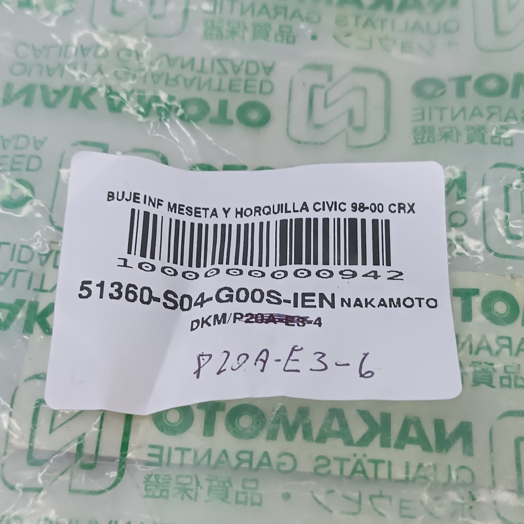 BUJE INF MESETA Y HORQUILLA CIVIC 98-00 CRX - Vista 5