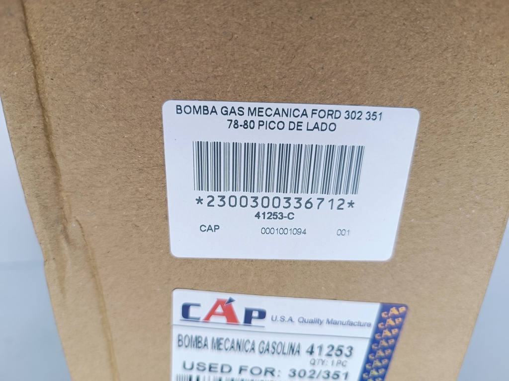 BOMBA GAS MECANICA FORD 302 351 78-80 PICO DE LADO - Vista 5