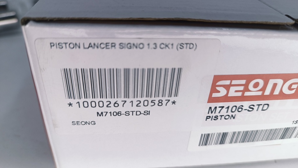 PISTON LANCER SIGNO 1.3 CK1 (STD) (1.2X1.5X2.8 71MM) - Vista 10