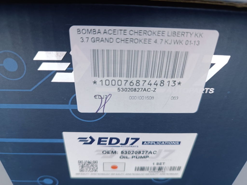 BOMBA ACEITE CHEROKEE LIBERTY KK 3.7 GRAND CHEROKEE 4.7 KJ WK 01-13 - Vista 6