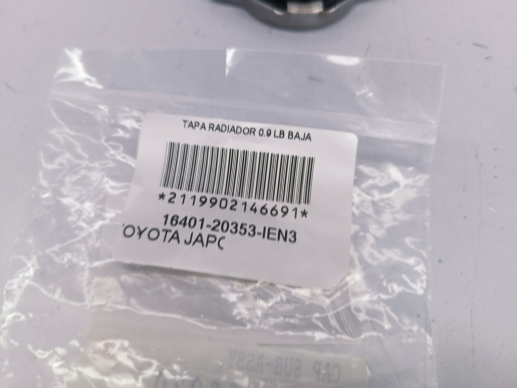 TAPA RADIADOR 0.9 LB BAJA - Vista 2