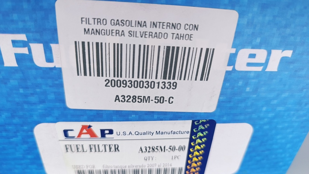 FILTRO GASOLINA INTERNO CON MANGUERA SILVERADO TAHOE 5.3 07-15 - Vista 5