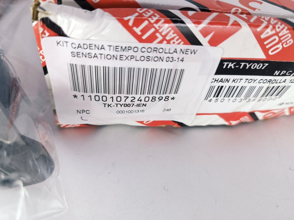 KIT CADENA TIEMPO COROLLA NEW SENSATION EXPLOSION 03-14 - Vista 6
