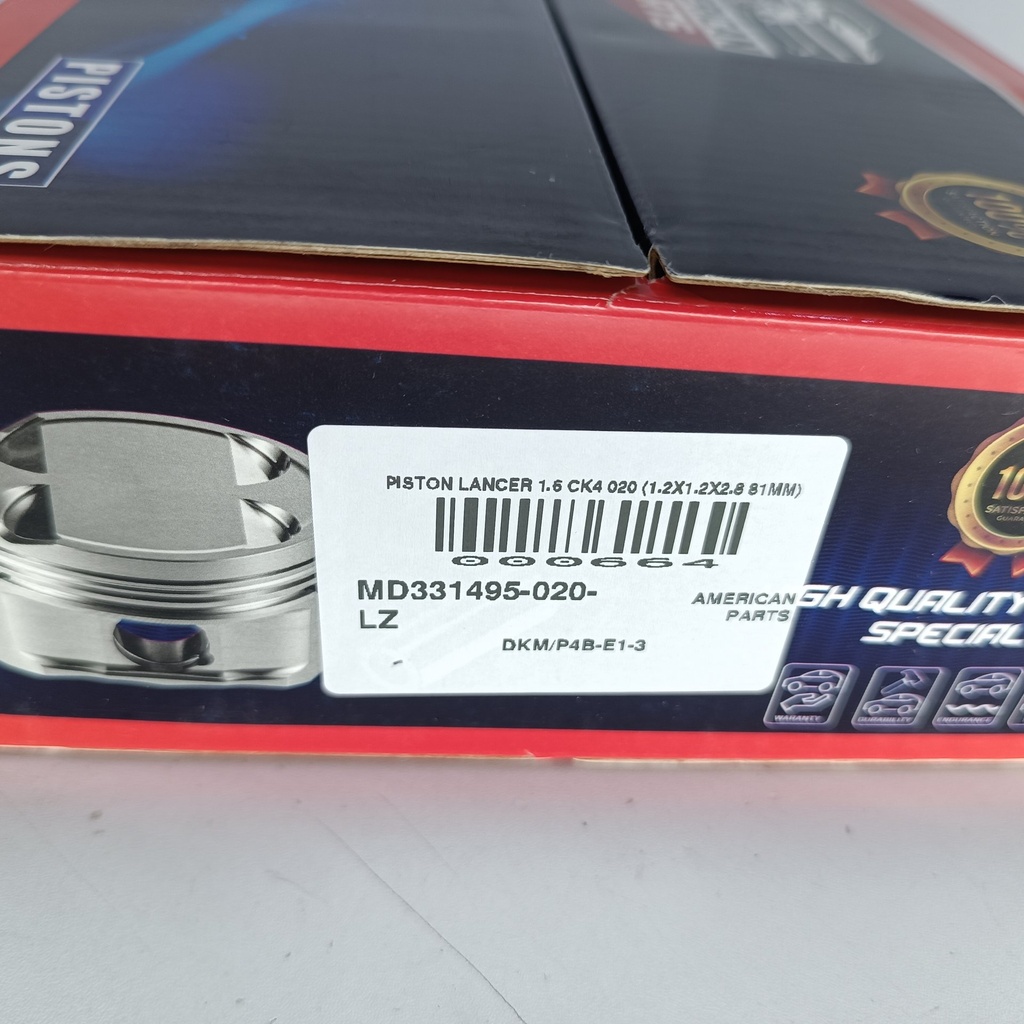 PISTON LANCER 1.6 CK4 020 (1.2X1.2X2.8 81MM) - Vista 8