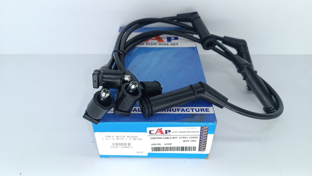 CABLE BUJIA ACCENT 1.3-1.5 GETZ 1.3 BRISA - Vista 2