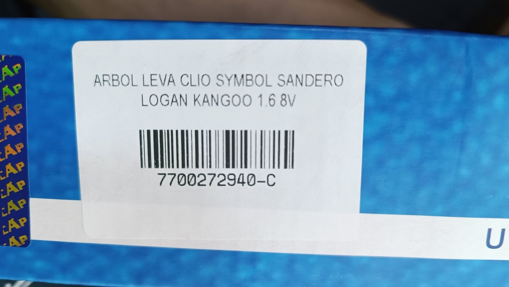 ARBOL LEVA CLIO SYMBOL SANDERO LOGAN KANGOO 1.6 8V K7M - Vista 4