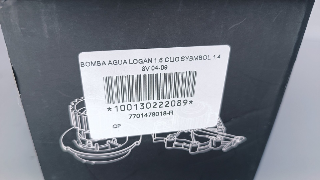 BOMBA AGUA LOGAN 1.6 CLIO SYBMBOL 1.4 8V 04-09 - Vista 4