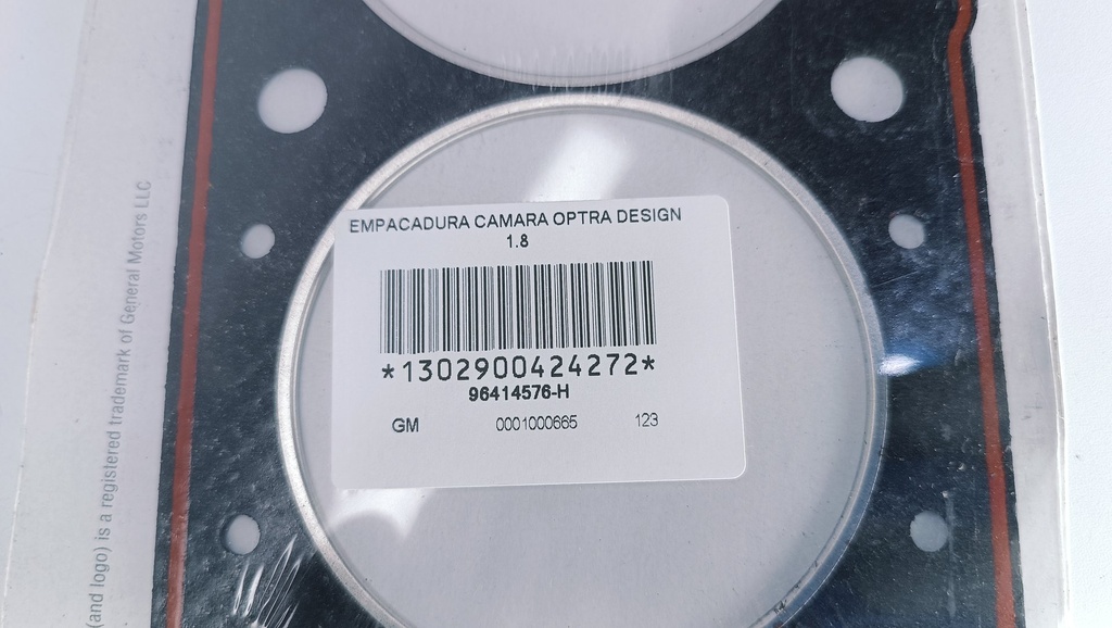 EMPACADURA CAMARA OPTRA DESIGN 1.8 PALIO SIENA 1.8 MERIVA MONTANA - Vista 8