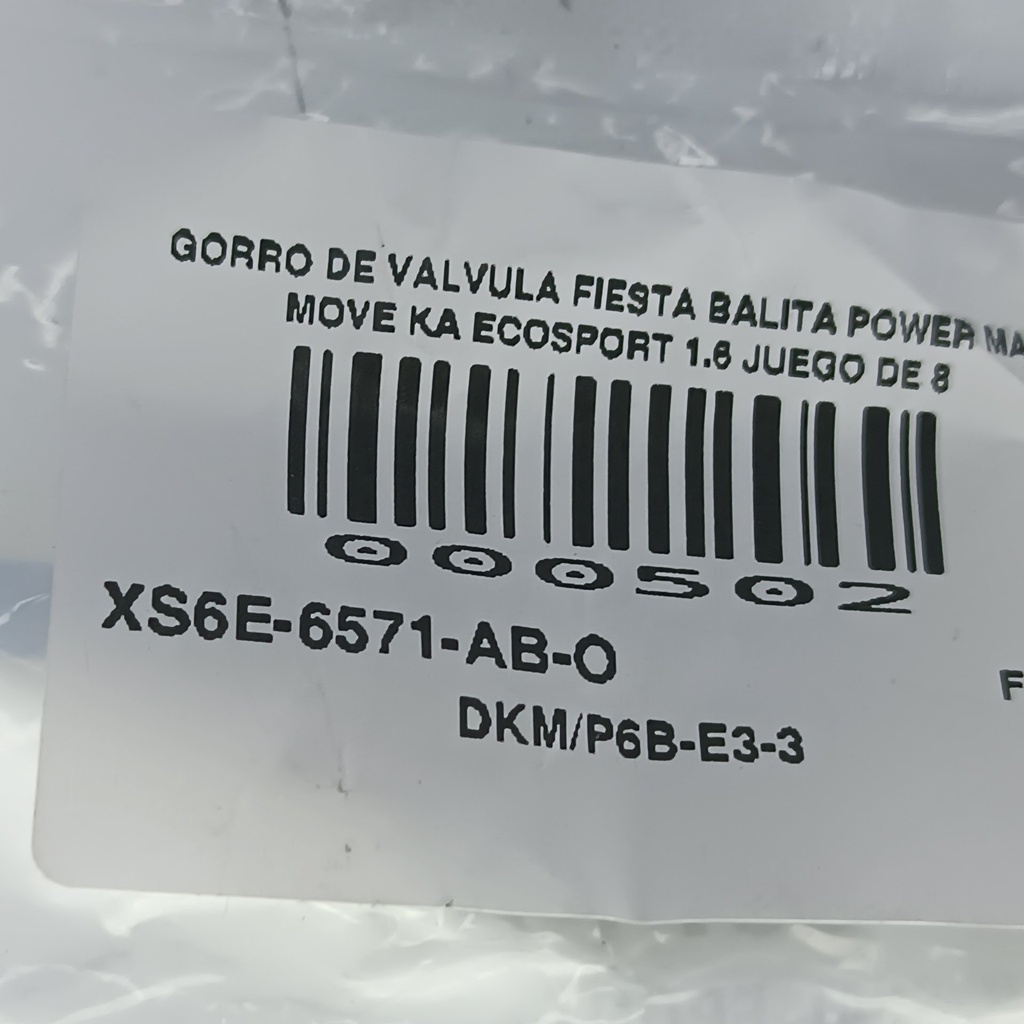 GORRO DE VALVULA FIESTA BALITA POWER MAX MOVE KA ECOSPORT 1.6 JUEGO DE 8 - Vista 5