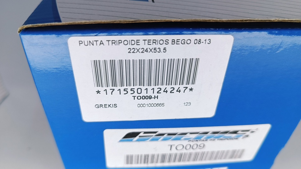 PUNTA TRIPOIDE R/INT S/ABS TERIOS BEGO 1.5 08-10 22X24X52 - Vista 8