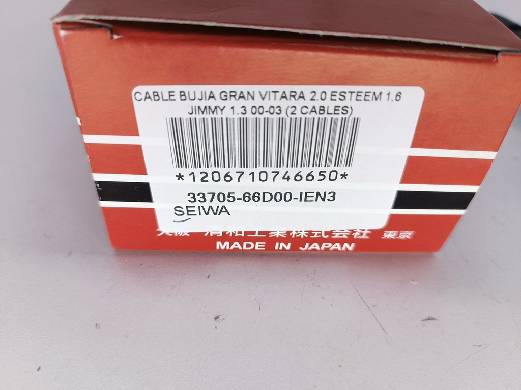 CABLE BUJIA GRAN VITARA 2.0 ESTEEM 1.6 JIMMY 1.3 00-03 (2 CABLES) - Vista 4