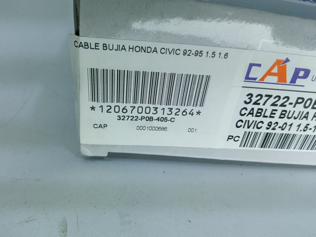 CABLE BUJIA HONDA CIVIC 92-95 1.5 1.6 - Vista 4